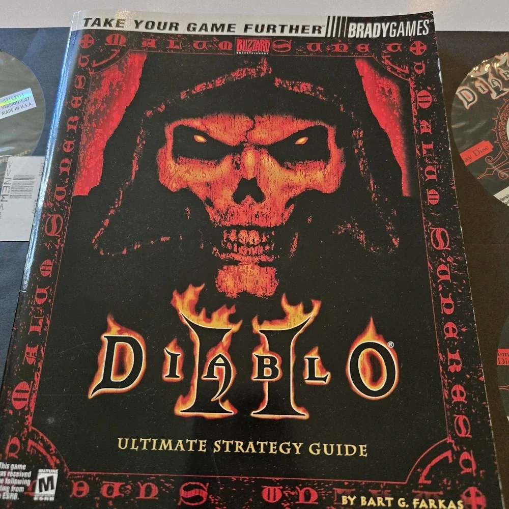 Diablo II Set For‎ Windows Mac 2000 Blizzard Video Games Guide Read